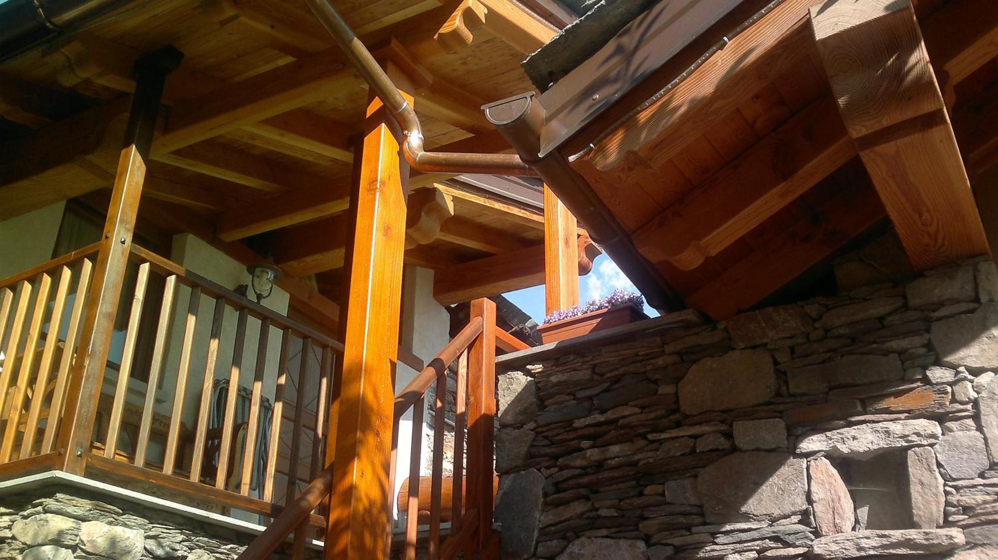 Eco Chalet Maison Dominique Challand-Saint-Anselme Buitenkant foto