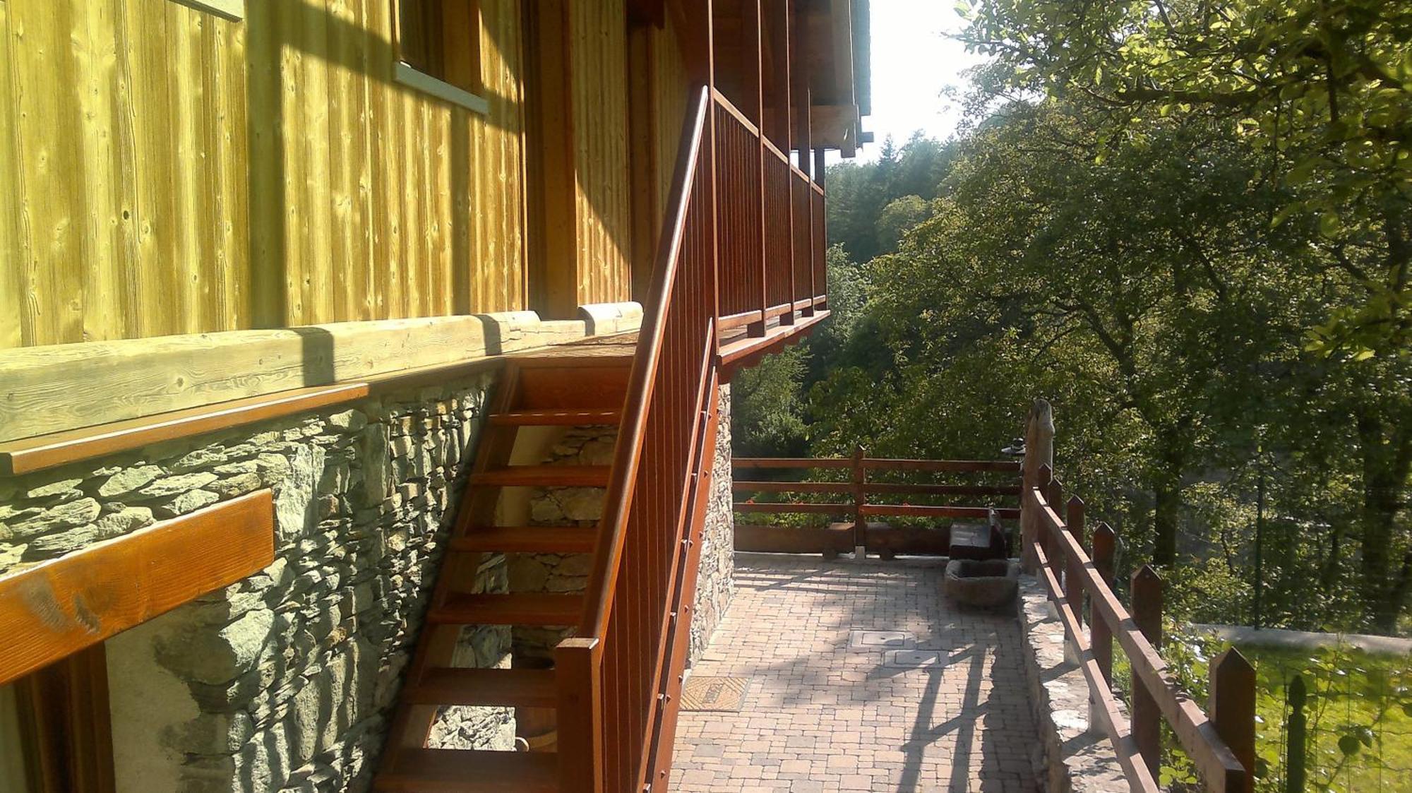 Eco Chalet Maison Dominique Challand-Saint-Anselme Buitenkant foto