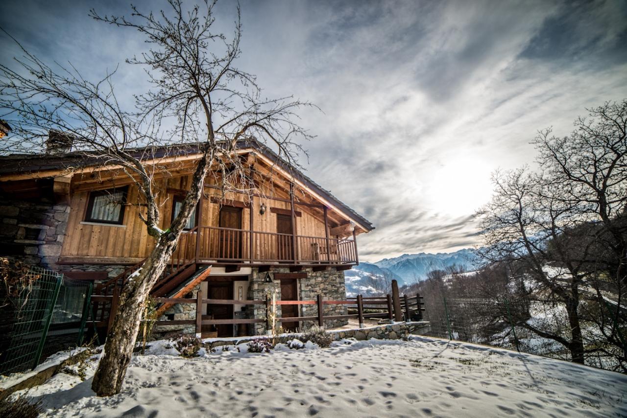 Eco Chalet Maison Dominique Challand-Saint-Anselme Buitenkant foto